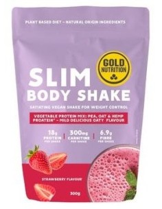 Slim Body Shake Fresa 300Gr. de Gold Nutrition 2