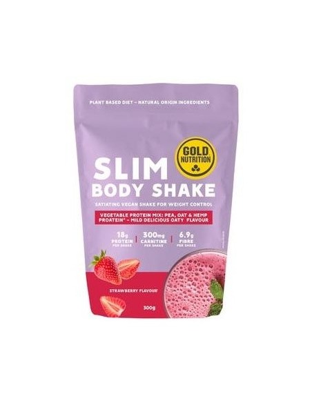 Slim Body Shake Fresa 300Gr. de Gold Nutrition