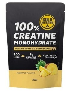 Creatine Monohydrate Piña 200Gr. de Gold Nutrition 2