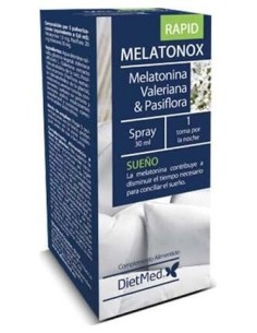 Melatonox Rapid 30Comp Bucodispersables. de Dietmed 2