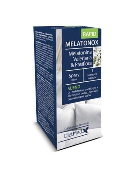 Melatonox Rapid  Bucodispersables 30 Comprimidos De Dietmed