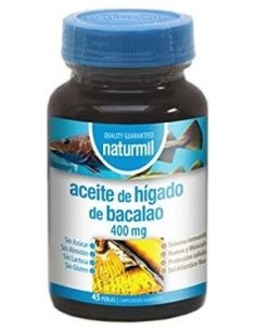 Aceite De Hígado De Bacalao 400 Mg Perlas 45 Capsulas De Dietmed 2