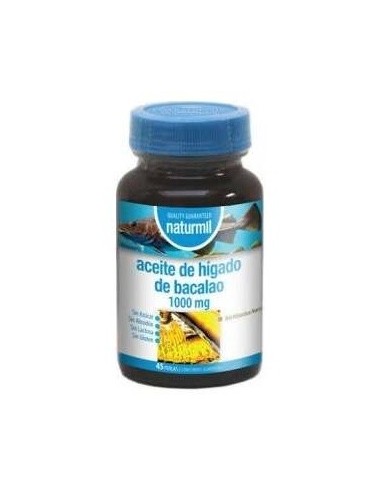 Aceite De Higado De Bacalao 1000Mg. 45Perlas de Dietmed