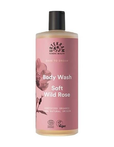 Soft Wild Rose Gel De Baño 500Ml. Eco Vegan de Urtekram