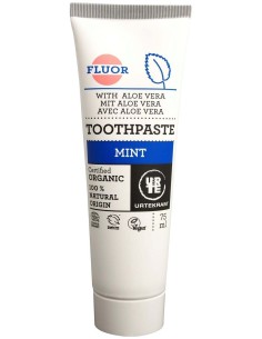 Dentifrico Menta-Aloe Con Fluor 75Ml. Eco Vegan de Urtekram 2