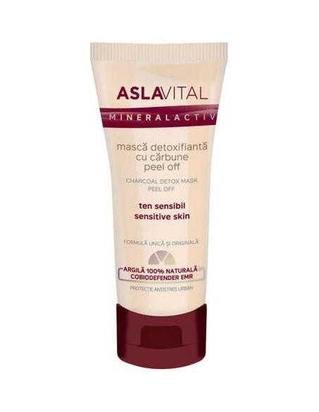 Mascarilla Detoxificante Peel Off Con Carbon 100Ml de Asla Vital (Dra. Ana Aslan)