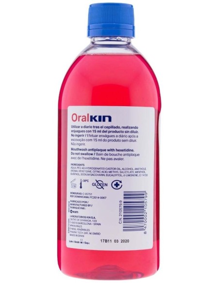 Pack Oralkin Enjuague Bucal 500Ml 2X1 de Kin