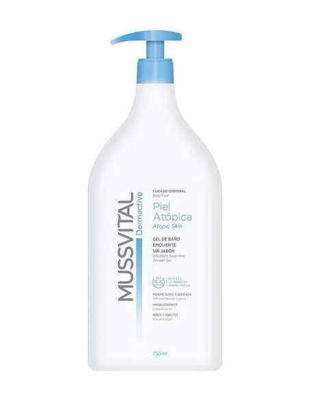 Mussvital Dermactive Gel Baño Piel Atopica 700Ml de Mussvital
