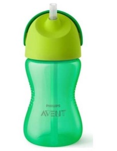 Vaso Con Pajita 300Ml. Verde Scf798/01 de Avent 2
