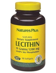 Lecitina Soja 1200 Mg 90  Perlas de Natures Plus 2