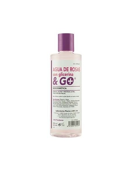 Agua De Rosas + Glicerina 250Ml. de Pharma & Go
