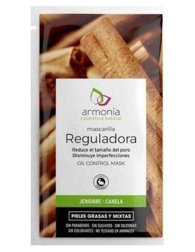 Mascarilla Reguladora Jengibre-Canela Exp 12Sbrs de Armonia