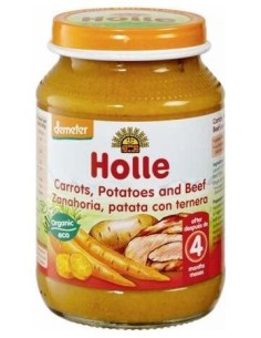 Potito Zanahoria Patata Con Ternera 4Meses 190Gr. de Holle 2