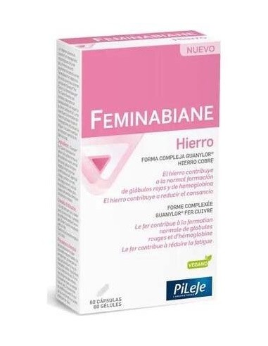 Feminabiane Hierro 60 cápsulas de Pileje