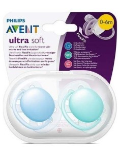 Chupete Ultra Soft 0-6Meses Neutro 2Uds. Scf091/03 de Avent 2