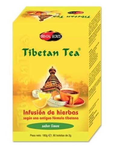 Tibetan Tea Sabor Limon 90S Sobres de Tibetan Tea