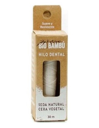 Hilo Dental Seda Natural Con Cera Vegetal 30Metros de Biobambu