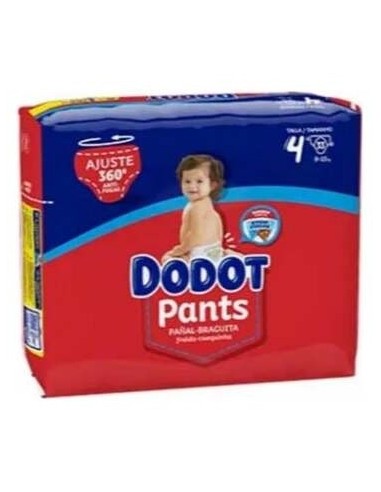 Dodot Pañal Inf Pants T4 9-15 Kg 33 Un de Dodot