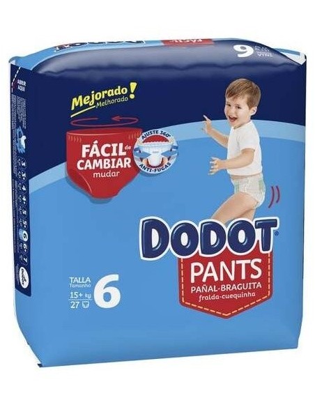 Dodot Pañal Inf Pants T 6 +15 Kg 28 U de Dodot