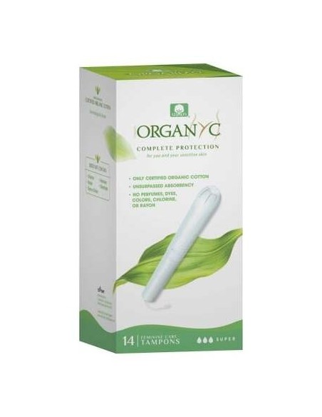Tampones Super Con Aplicador 14Ud. de Organyc