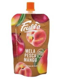 Pure De Manzana Melocoton Y Mango 18 Uds X 100Gr. Bio de Frulla 2