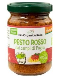 Pesto Rosso 140Gr. Demeter Vegan de Bio Organica Italia 2