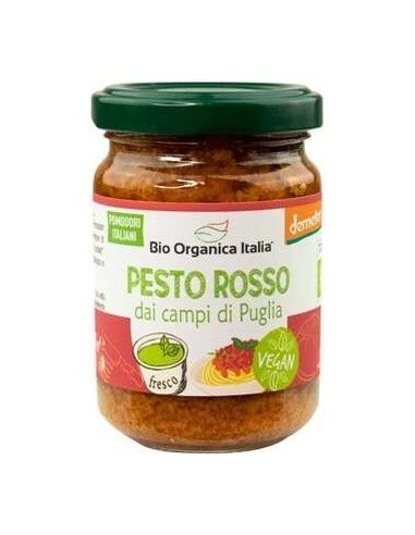 Pesto Rosso 140Gr. Demeter Vegan de Bio Organica Italia