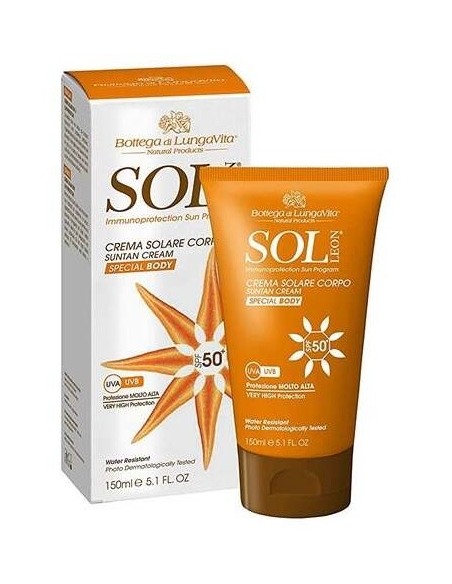 Sol Leon Crema Solar Spf 50 Alta Proteccion 150Ml. de Bottega Di Lungavita