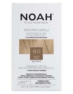 Tinte Capilar Rubio Claro 8.0 140Ml. de Noah 2