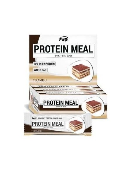 Protein Meal Barritas Tiramisu 12Uds. de Pwd