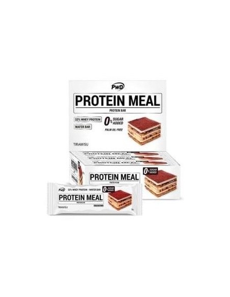 Protein Meal Barritas Tiramisu 12Uds. Pwd Nutrition