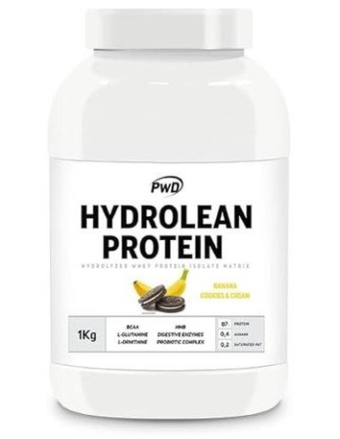 Hydrolean Protein Banana Cookies-Cream 1Kg. de Pwd