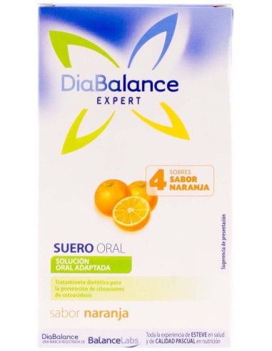 Diabalance Suero Oral Naranja 4Sbrs. de Diabalance