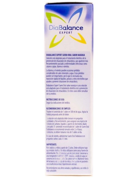 Diabalance Suero Oral Naranja 4Sbrs. de Diabalance