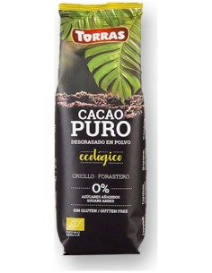 Cacao Puro Desgrasado 150Gr. Bio Sg Vegan de Torras 2