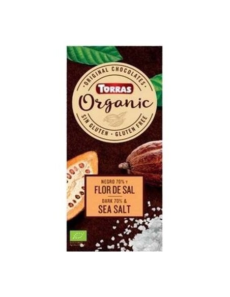 Chocolate Negro 70% Con Flor De Sal 100G Bio Sg de Torras