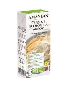 Cuisine Crema De Arroz 200Ml 24Uds. Bio de Amandin 2