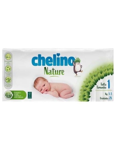 Chelino Pañal Inf Nature T/1 1-3Kg 28Un de Chelino