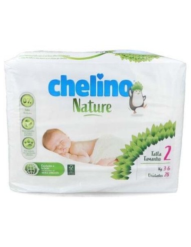 Chelino Pañal Inf Nature T/2 3-6Kg 28Un de Chelino
