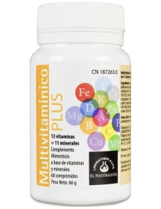 Multivitaminico Plus 60Comp. de El Naturalista 2