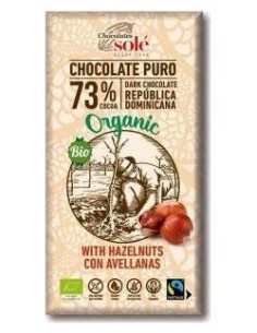 Chocolate Negro 73% Con Avellanas 150G Eco Sg Vega de Chocolates Sole 2