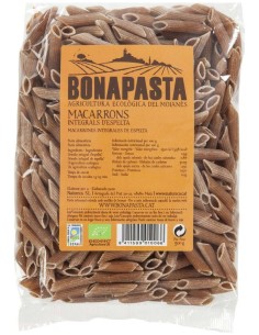 Macarrones De Espelta Blancos 500 gramos Eco de Bonapasta 2