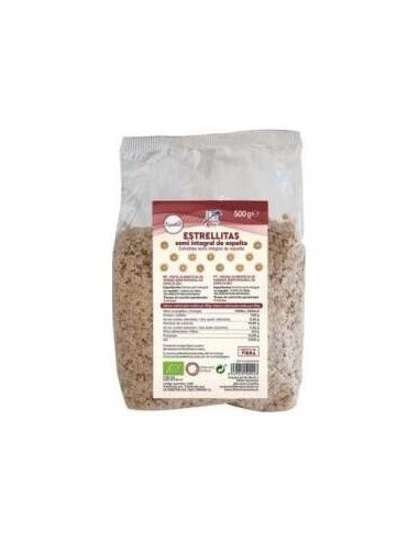 Estrellitas De Espelta Blancas 250 gramos Eco de Bonapasta