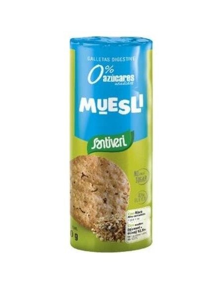 Galletas Integrales Muesli 0% Azucares 190Gr. de Santiveri