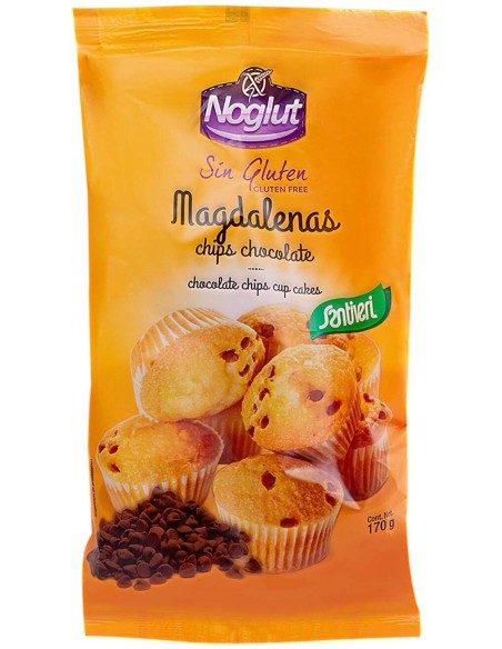 Noglut Madalenas Con Pepitas De Chocolate 170Gr. de Santiveri