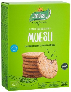 Galletas Digestive Muesli 2 Paquetes 370Gr. Bio de Santiveri 2