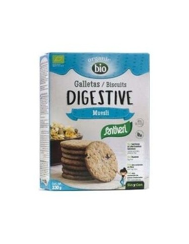 Galletas Digestive Muesli 2 Paquetes 370Gr. Bio de Santiveri