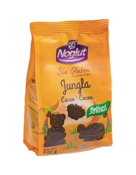 Noglut Galletas Jungla Cacao 100Gr. de Santiveri
