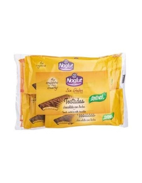 Noglut Tostadas Bañadas Con Chocolate Leche 102Gr de Santiveri