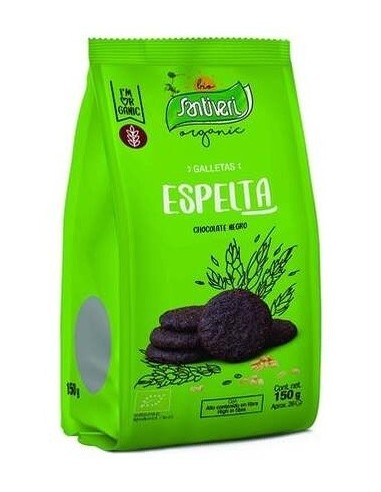 Galletas Espelta Chocolate 150Gr. Bio de Santiveri